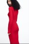 Червена рокля H&M, снимка 4