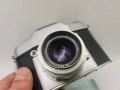 Exa II лентов фотоапарат carl zeiss jena t 1:2,8 f50 ihagee, снимка 3
