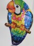 шарен папагал голям фолио фолиев балон хелий и въздух парти рожден ден, снимка 1 - Други - 37772629