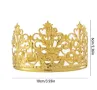 Корона Тиара метална за украса декор на торта парти сребрист златист меден цвят, снимка 13