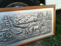 ГОЛЯМА КАРТИНА ОТ ГЕРМАНИЯ-МЕТАЛ ДЪРВО 2303241708, снимка 11