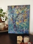 Авторска, абстрактна картина. Маслени бои върху платно, снимка 2