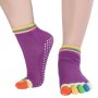 Чорапи за йога, с шарени пръсти, чорапи за пилатес, размер: 35-39, снимка 2