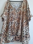 СТРАХОТНА ЛЕОПАРДОВА ТУНИКА 4XL-6XL, снимка 5