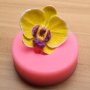 3D Орхидея Пеперуда Теменужка калъп силиконов молд форма фондан торта шоколад гипс сапун свещ, снимка 2