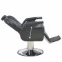 Фризьорски стол, черен, 72x68x98 см, изкуствена кожа, снимка 10