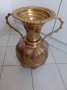 много релефна амфора ваза бронз и мед, снимка 1 - Антикварни и старинни предмети - 37966119