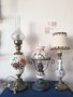Порцеланови настолни лампи стари,изработка в Италия , снимка 13