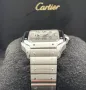 Cartier Santos De Cartier 40mm (35mm) Steel White Dial Automatic Мъжки / Унисекс  Различни Варианти, снимка 8