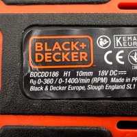 BLACK DECKER BDCDD186 - Акумулаторен винтоверт 18V 1.5Ah, снимка 5 - Винтоверти - 43661824