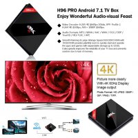 TV Box H96 PRO PLUS с 3GB RAM и 32G ROM, Android 7.1, процесор Amlogic S912, 2.4G / 5G, UHD 4K, снимка 11 - Плейъри, домашно кино, прожектори - 28102376