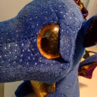 Сафир, син плюшен дракон, Ty, снимка 7 - Плюшени играчки - 43758992