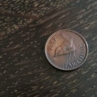 Монета - Великобритания - 1 фартинг | 1947г., снимка 1 - Нумизматика и бонистика - 27364641