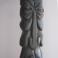 Лице глава маска статуетка пано скулптура дърворезба, снимка 4 - Пана - 28949797