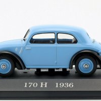 Mercedes-Benz 170 H W28 1936 - мащаб 1:43 на IXO/Altaya модела е нов в PVC дисплей-кейс, снимка 3 - Колекции - 27383178