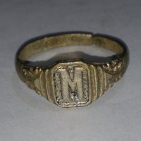 Старинен пръстен над стогодишен орнаментиран сачан - 66991, снимка 2 - Други ценни предмети - 28986945