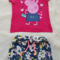 Блуза Peppa Pig и пола 18-24 месеца, снимка 4 - Комплекти за бебе - 32300406