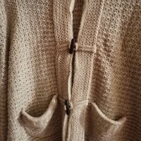 Плетен суичър с топла качулка, снимка 2 - Суичъри - 39468128