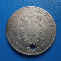 Сребърна монета 20 кройцера 1838 , снимка 2 - Нумизматика и бонистика - 42946185