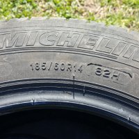 4бр летни гуми 185/60R14. Michelin Energy. DOT 4913. 5 и 6мм дълбочина на шарката. Цената е за компл, снимка 4 - Гуми и джанти - 32318438
