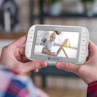 Видео бебефон MOTOROLA BABY MONITOR VM55 5.0″ White * Безплатна доставка * Гаранция 2 години, снимка 2 - Бебефони - 43550274