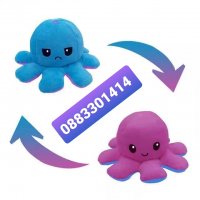 Плюшен октопод с две лица, снимка 4 - Плюшени играчки - 32657181