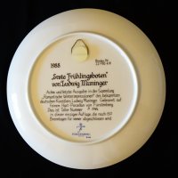 Авторска рисувана чиния баварски порцелан,кутия. , снимка 5 - Антикварни и старинни предмети - 26894030