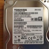 Продавам хард дискове за настолен компютър HDD Toshiba 1000GB (1TB), 2000GB (2TB), снимка 3 - Твърди дискове - 43806991