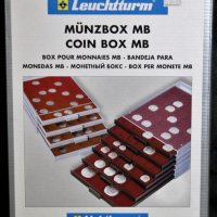 Leuchtturm MB кутия PVC за монети, различни размери, снимка 1 - Нумизматика и бонистика - 35285647