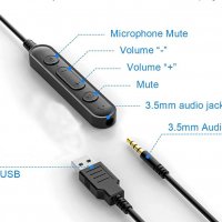 New Bee - USB звукова карта, контроли за звука, снимка 1 - Други - 40118421