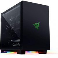 Кутия за компютър Razer Tomahawk Mini-ITX Черна Mini-DTX 240 мм радиатори за течен охладител, снимка 1 - Захранвания и кутии - 32500429