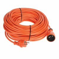 Удължител кабел за ток с щепсел и контакт тип шуко 30 метра, снимка 1 - Друга електроника - 43708357
