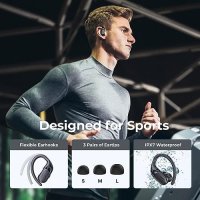 Нови Безжични Слушалки Bluetooth 5.3 Водоустойчиви Подарък, снимка 5 - Bluetooth тонколони - 43112314
