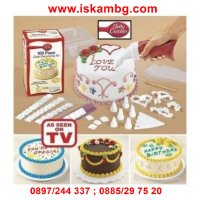 КОМПЛЕКТ ЗА ДЕКОРАЦИЯ НА СЛАДКИШИ 100 ЧАСТИ CAKE DECORATING KIT, снимка 9 - Други - 28529494