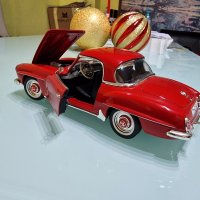 Mercedes 190 SL (1:18), снимка 5 - Колекции - 43483687