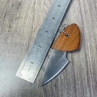 D2- Мини нож с кания - 54x104 мм, снимка 2 - Ножове - 43485911