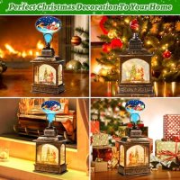 Нова Коледна Лампа-Снежна Топка с Проектор и Музика - Винтидж Стил, снимка 7 - Други - 43646451