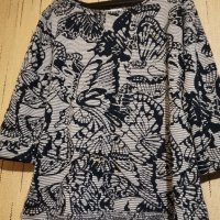 СТРАХОТНА ЕФЕКТНА БЛУЗА РАЗМЕР 2XL, снимка 1 - Блузи с дълъг ръкав и пуловери - 35374199