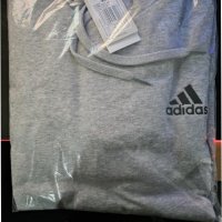 Нов Adidas Удобен Мъжки Пуловер Суичър Сив Размер M, снимка 2 - Спортни дрехи, екипи - 43711420