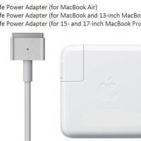 Ново зарядно Macbook Pro Air 45w 60w 85w Magsafe 1 2 / Кабел, снимка 1 - Лаптоп аксесоари - 40189851