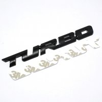 Емблема за кола Турбо / Turbo - Black 2 размера, снимка 2 - Аксесоари и консумативи - 35603950