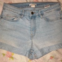 Дамски къси дънки H&M, снимка 8 - Къси панталони и бермуди - 36670565