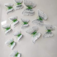 3D пеперуди с двойни и единични крила, снимка 1 - Декорация за дома - 33539065