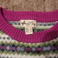 Дамски пуловер от вълна с къс ръкав, снимка 2 - Блузи с дълъг ръкав и пуловери - 28244169