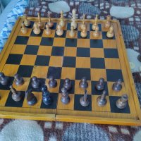 шах и табла, 50х50, автентичен , снимка 1 - Шах и табла - 43938131