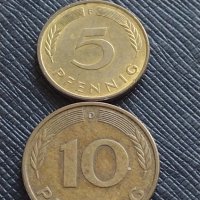 Лот монети от цял свят 10 броя ПФЕНИНГИ BUNDES REPUBLIC DEUTSCHLAND за КОЛЕКЦИОНЕРИ 25255, снимка 4 - Нумизматика и бонистика - 43558850