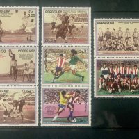 247. Парагвай 1986 = “ Спорт. Световно първенство по футбол - Мексико86”, **,MNH., снимка 1 - Филателия - 29997158