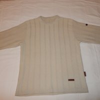 Мъжки сив пуловер ХЛ размер, снимка 1 - Пуловери - 28075987
