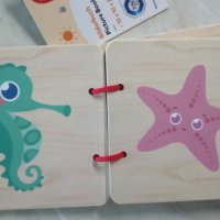 Нова детска дървена книжка, снимка 1 - Образователни игри - 40303560