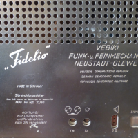 Немско радио Fidelio Фиделио 1959 г, снимка 10 - Радиокасетофони, транзистори - 44926673